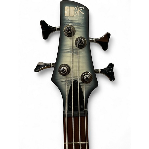 Used 2018 Ibanez SR300 BLACK PLANET MATTE Electric Bass Guitar