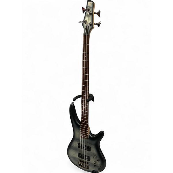 Used 2018 Ibanez SR300 BLACK PLANET MATTE Electric Bass Guitar