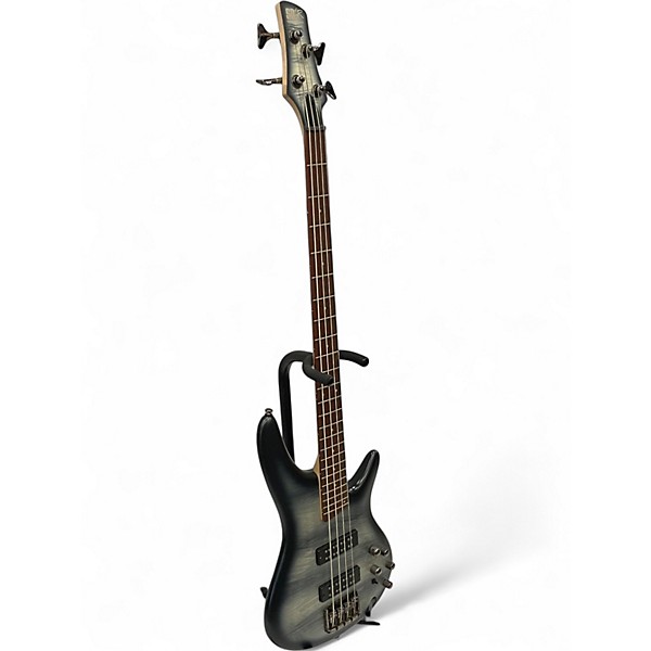 Used 2018 Ibanez SR300 BLACK PLANET MATTE Electric Bass Guitar