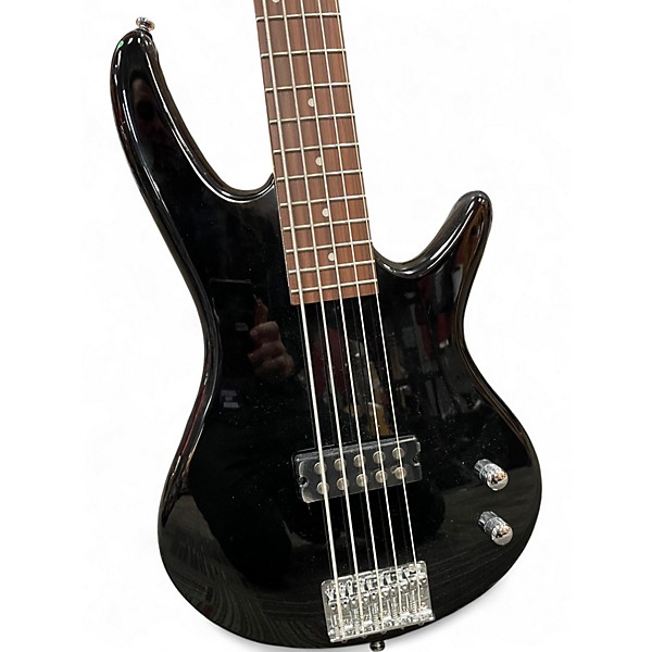 Used Ibanez GSR105EX 5 String Black Electric Bass Guitar