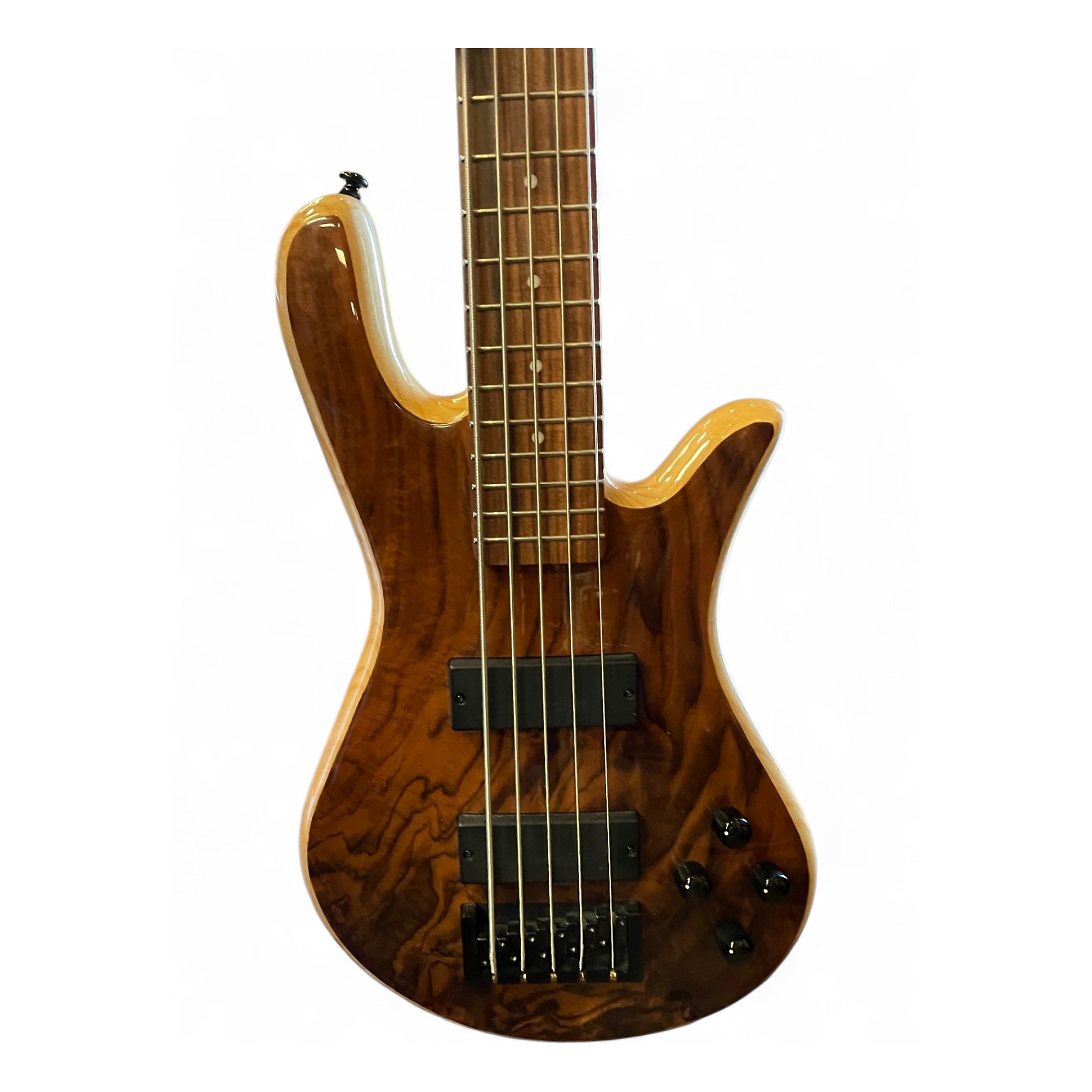 Used Spector Legend 5 Classic WALNUT BURL Electric Bass Guitar
