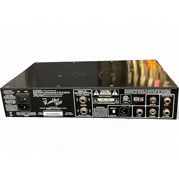 Used Fender Rumble V3 500W Bass Amp Head