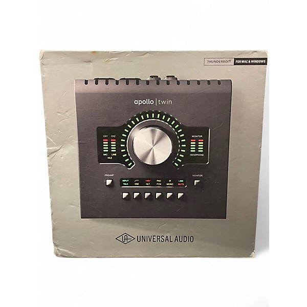 Used Universal Audio Apollo Twin Duo thunderbolt 2 Audio Interface