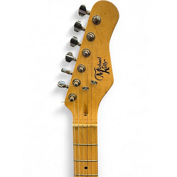 Used Michael Kelly T-Style Faded Blue Jean Solid Body Electric Guitar