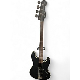Used Fender Aerodyne Jazz Bass Black Electric Bass Guitar