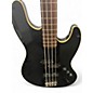 Used Fender Aerodyne Jazz Bass Black Electric Bass Guitar