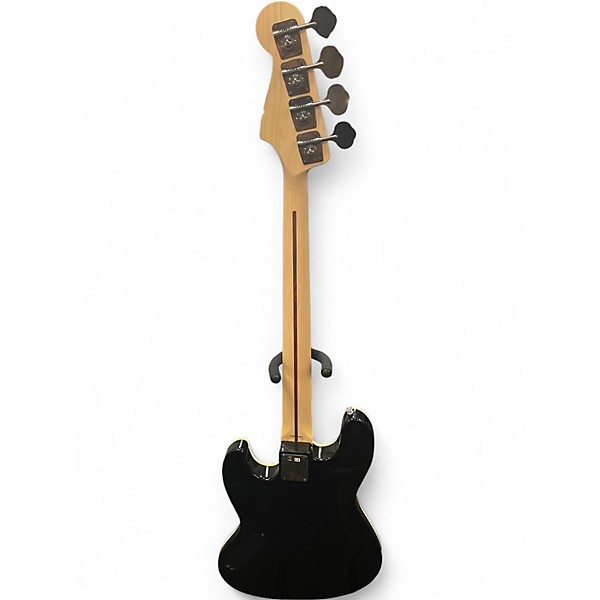 Used Fender Aerodyne Jazz Bass Black Electric Bass Guitar