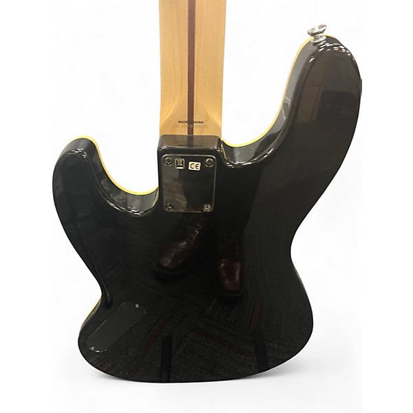 Used Fender Aerodyne Jazz Bass Black Electric Bass Guitar