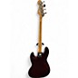 Used Fender Standard Fretless Jazz Bass METALLIC CRIMSON Electric Bass Guitar