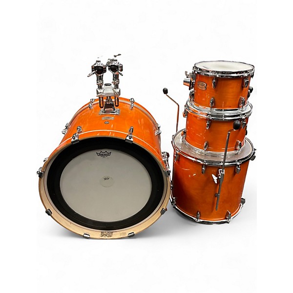 Used Yamaha 4 Piece Stage Custom Honey Amber Drum Kit