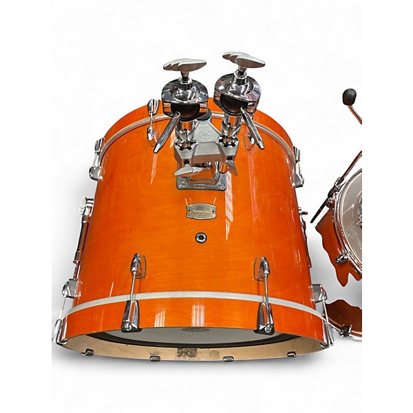 Used Yamaha 4 Piece Stage Custom Honey Amber Drum Kit