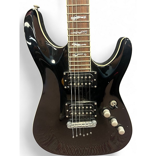 Used 2003 Schecter Guitar Research XXX Black Solid Body Electric Guitar