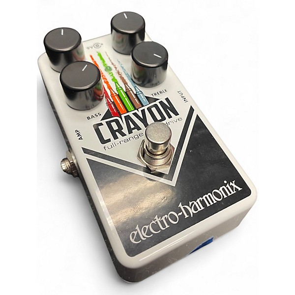 Used Electro-Harmonix Crayon Full Range Overdrive Effect Pedal