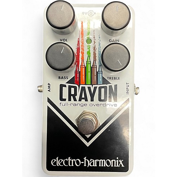 Used Electro-Harmonix Crayon Full Range Overdrive Effect Pedal