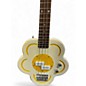 Used Daisy Rock Flower Bass White Electric Bass Guitar