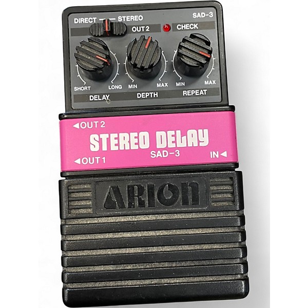Used Arion sad3 stereo delay Effect Pedal