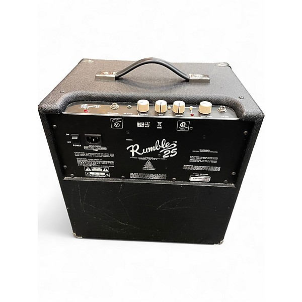 Used Fender Rumble 25 25W 1x8 Bass Combo Amp