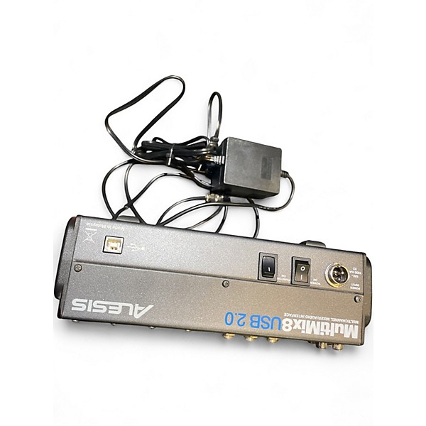 Used Alesis MultiMix 8 USB 8-Channel Unpowered Mixer