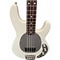 Used Ernie Ball Music Man SUB SATIN WHITE Electric Bass Guitar