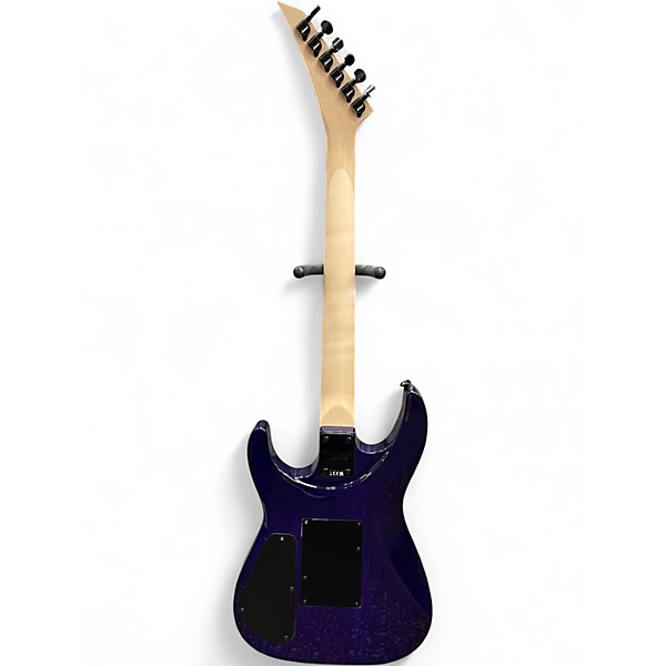 Used Jackson JS34Q Dinky quilted purple burst Solid Body Electric Guitar