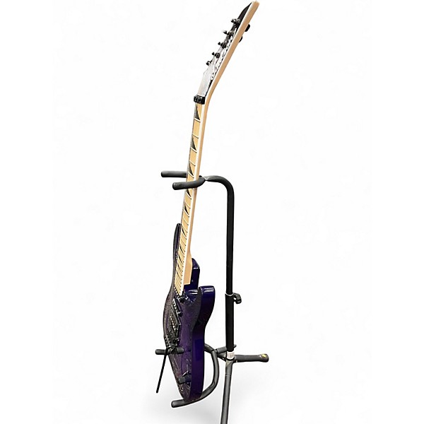 Used Jackson JS34Q Dinky quilted purple burst Solid Body Electric Guitar