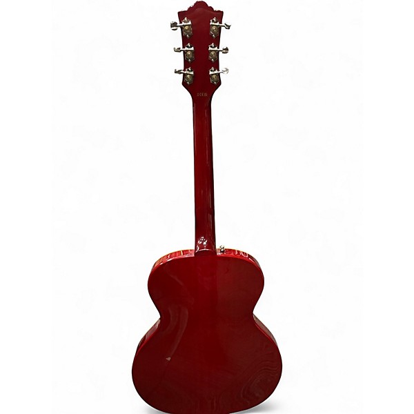Used Guild T-50 slim Wine Red Hollow Body Electric Guitar