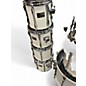 Used Pearl 7 Piece Export White Drum Kit