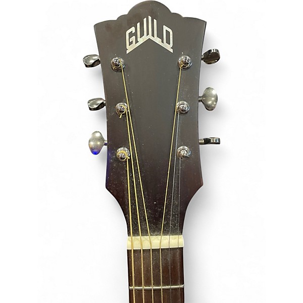 Used Guild OM-240CE Charcoal Burst Acoustic Guitar