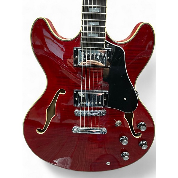 Used Sire Larry Carlton H7 Burgundy Hollow Body Electric Guitar
