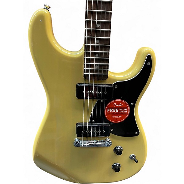 Used Squier Stratosonic TV Yellow Solid Body Electric Guitar