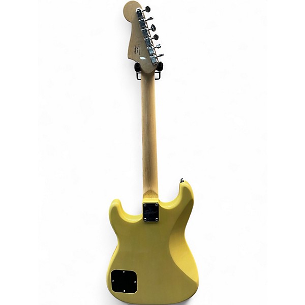 Used Squier Stratosonic TV Yellow Solid Body Electric Guitar
