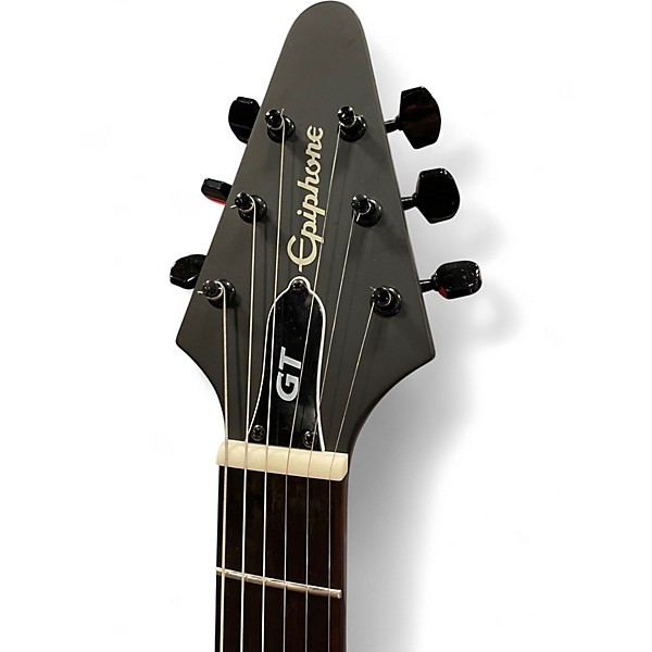Used Epiphone Explorer GT Black Solid Body Electric Guitar