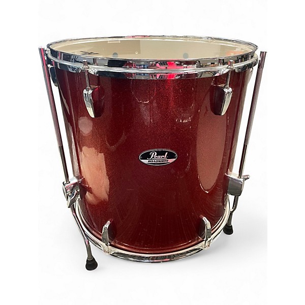 Used Pearl 5 Piece Roadshow Red Sparkle Drum Kit