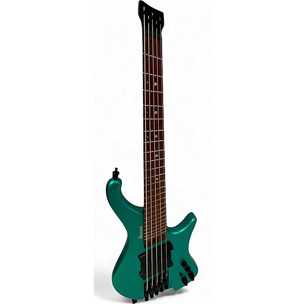 Used Ibanez EHB1005SMS EMERALD GREEN METALLIC MATTE Electric Bass Guitar
