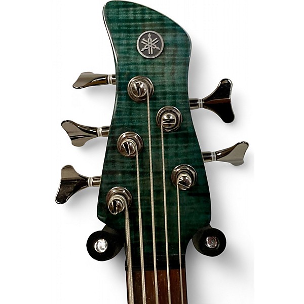 Used Yamaha TRBX605FM Indigo Blue Electric Bass Guitar