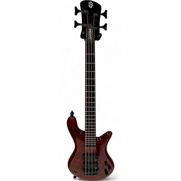 Used Spector bantam 4 Black Cherry Electric Bass Guitar