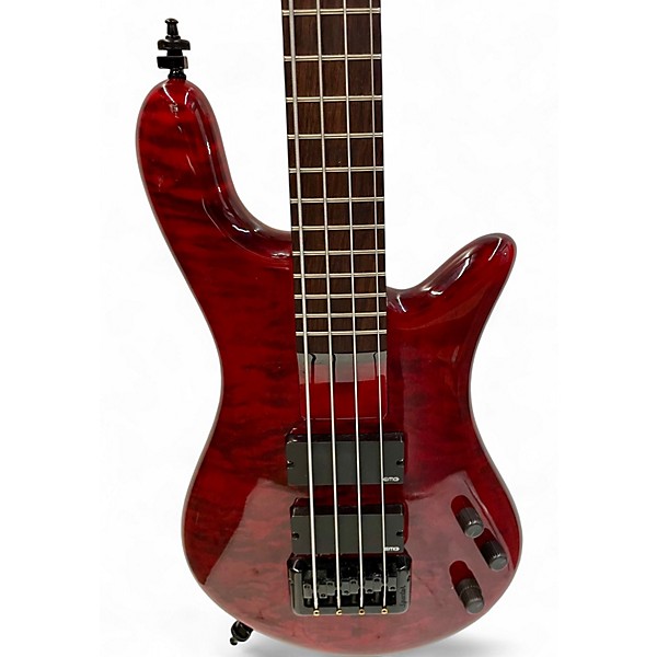 Used Spector bantam 4 Black Cherry Electric Bass Guitar