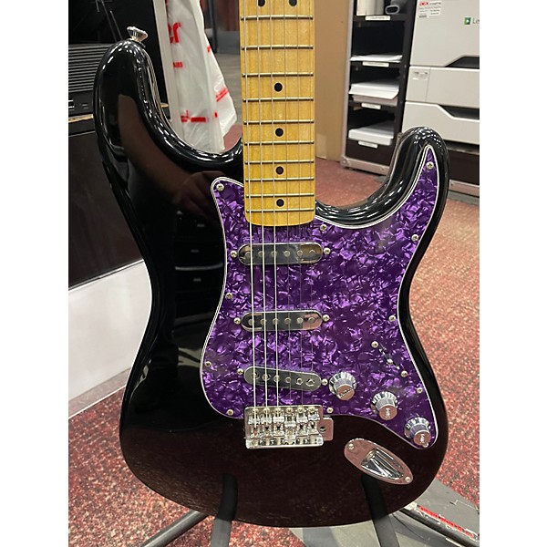 Used Squier Vintage Modified 70s Stratocaster BLACK Solid Body Electric Guitar