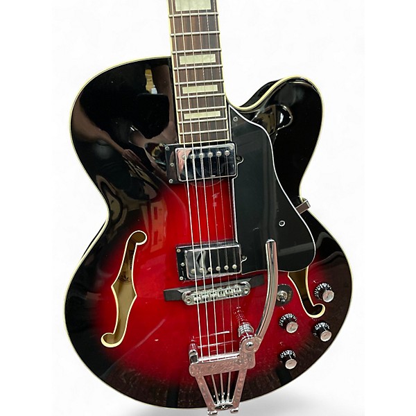 Used Ibanez AF75 RED SUNBURST Hollow Body Electric Guitar
