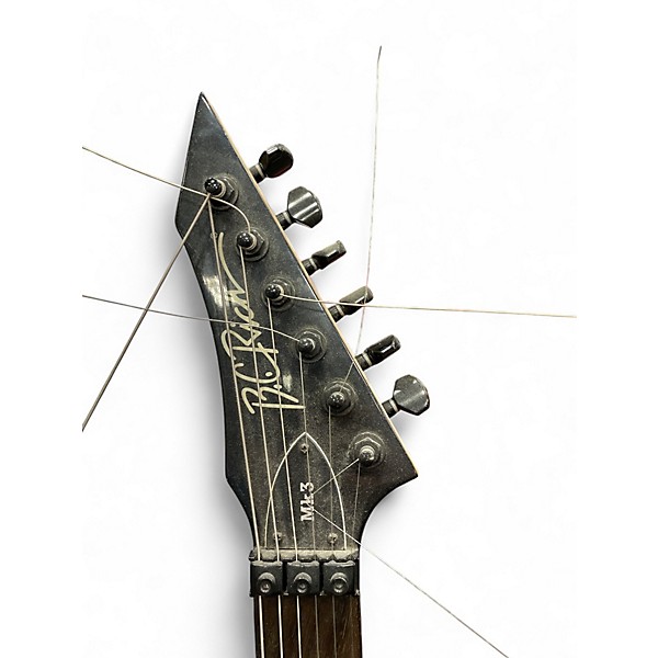 Used B.C. Rich Warlock mk3 Black Solid Body Electric Guitar