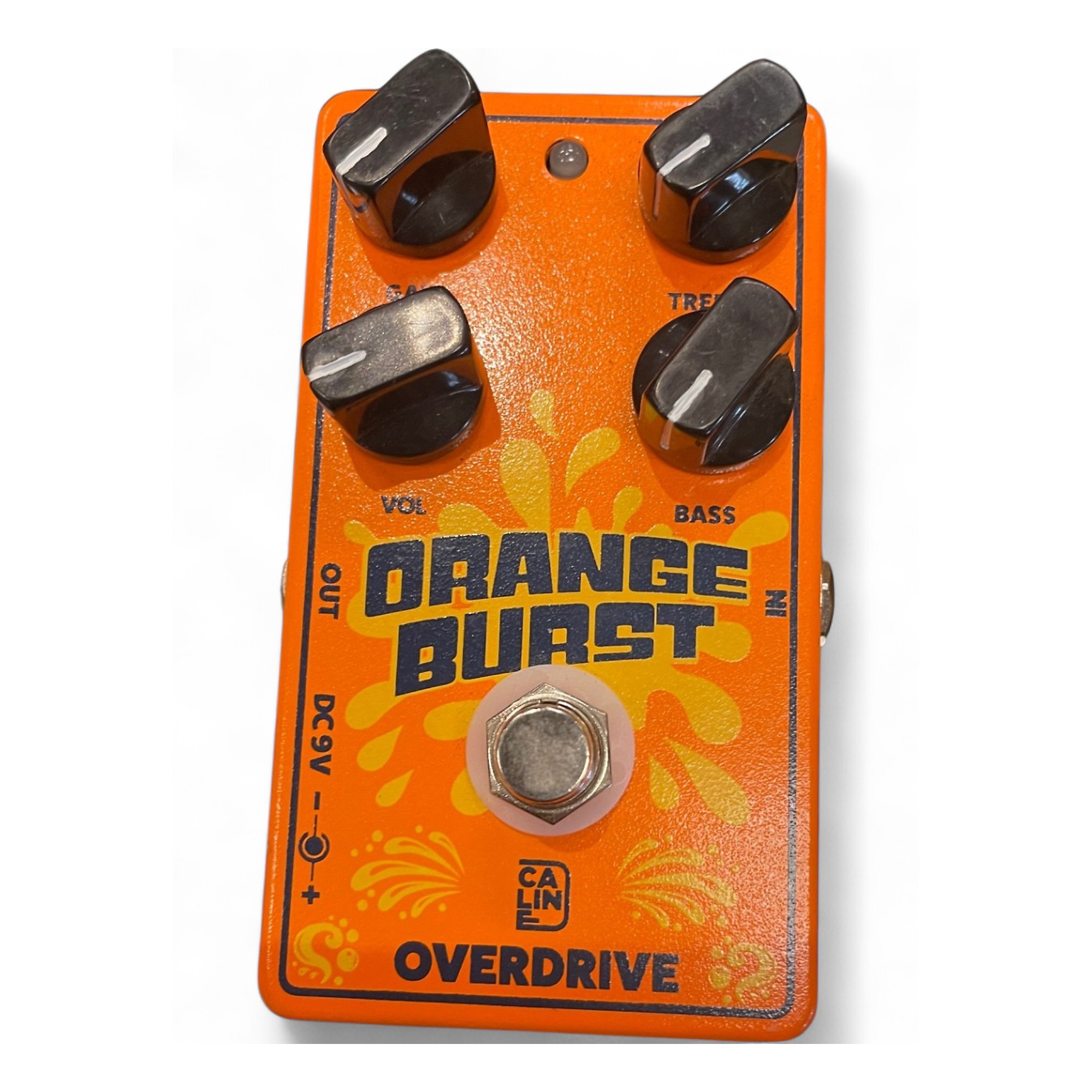 Used Orange Burst OVERDRIVE Effect Pedal | Guitar Center