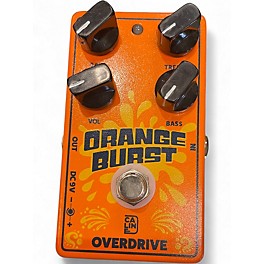 Used Orange Burst OVERDRIVE Effect Pedal