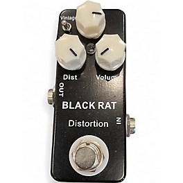 Used Black Rat DISTORTION Effect Pedal