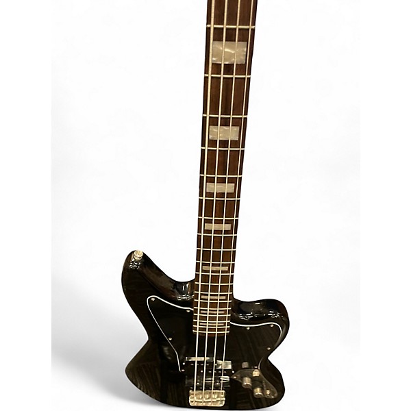 Used Squier JAGUAR BASS BLACK Electric Bass Guitar