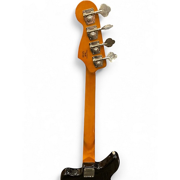 Used Squier JAGUAR BASS BLACK Electric Bass Guitar