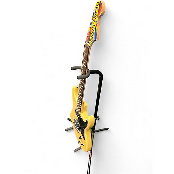 Used Squier Stratosonic  TV Yellow Solid Body Electric Guitar