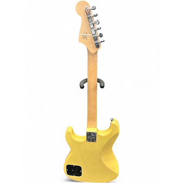 Used Squier Stratosonic  TV Yellow Solid Body Electric Guitar
