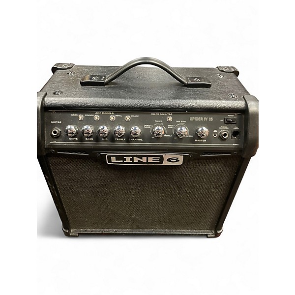 Used Line 6 Spider IV 15W 1X8 Guitar Combo Amp