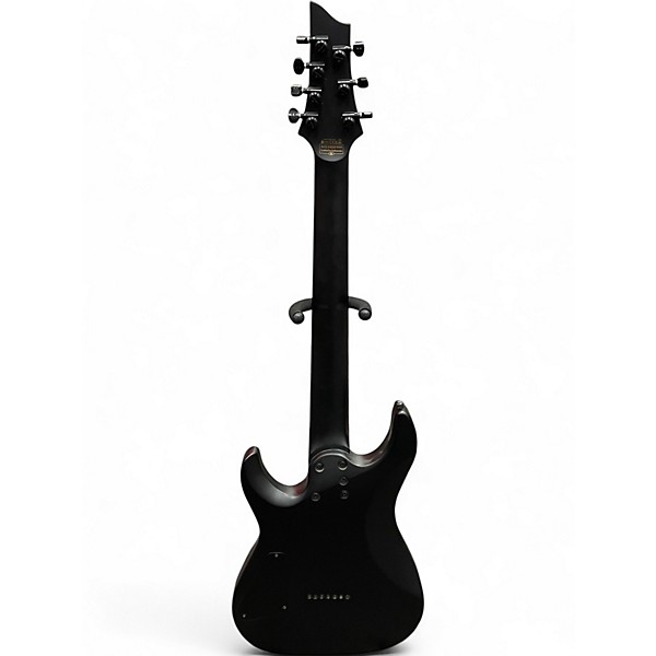 Used Schecter Guitar Research Damien 7 String Matte Black Solid Body Electric Guitar