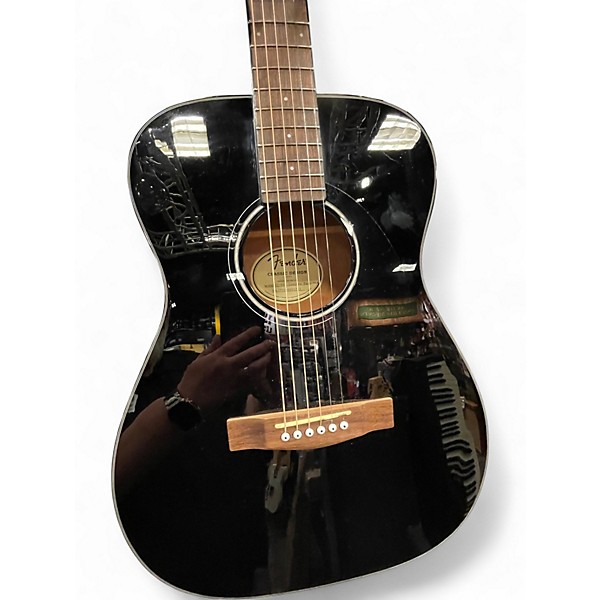 Used Fender CC60S Black Acoustic Guitar